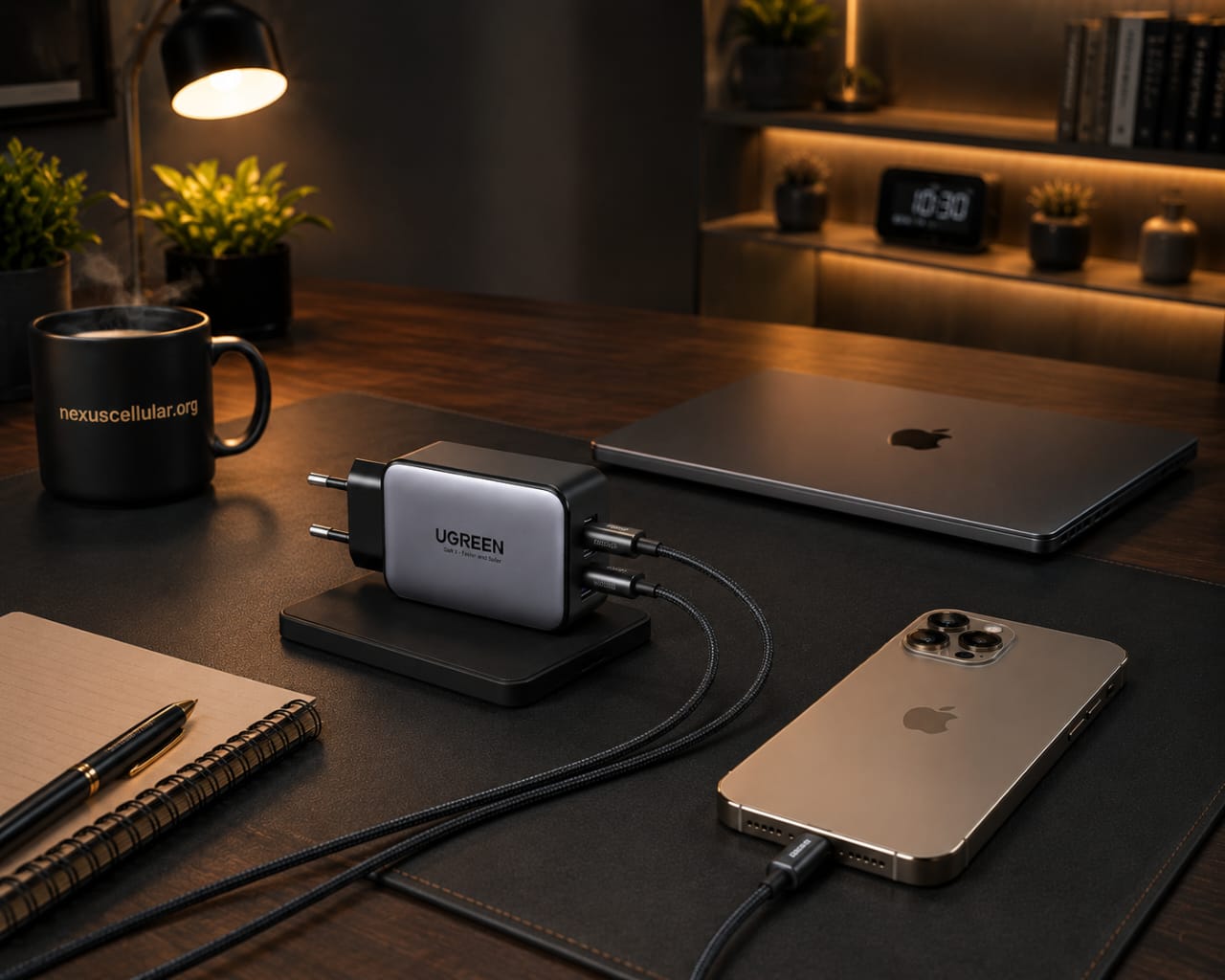 Best GaN chargers for MacBook Air and iPhone 16 with compact USB-C fast charging setup